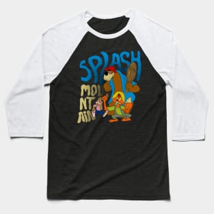 Print splash mountain Baseball T-Shirt